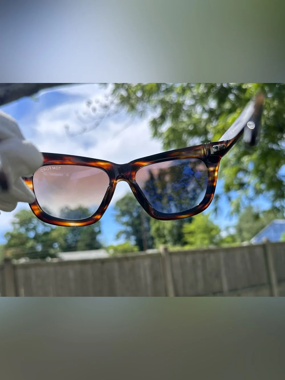 Tom Ford®️ Tortoise Framed “CELINA”Havana Sunglasses • EUC